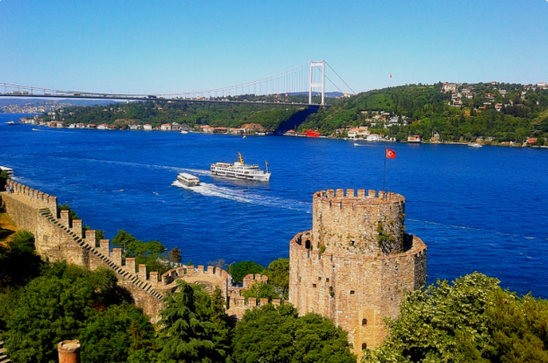 Marmara Bölgesi İstanbul Boğazı manzarası