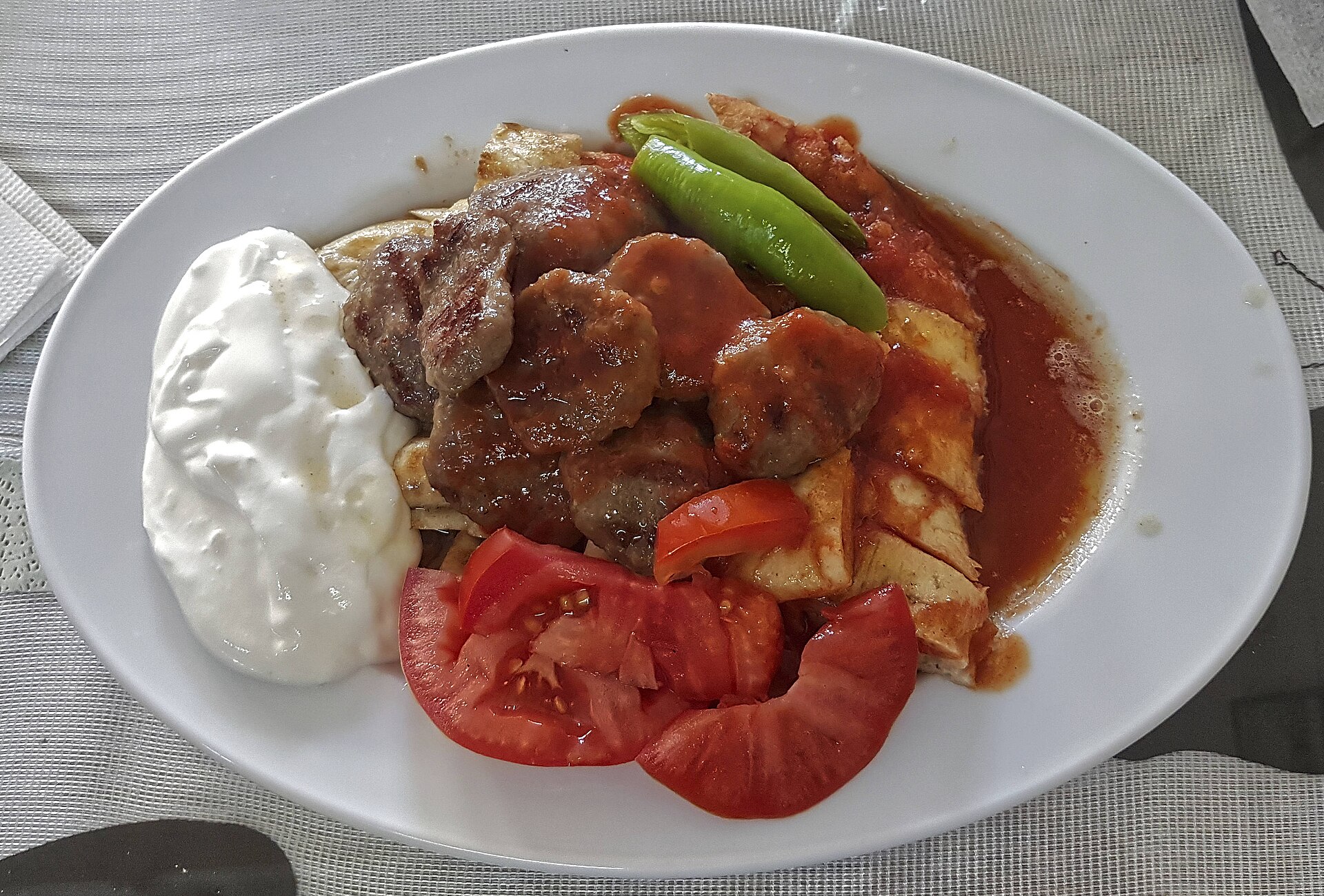 Pideli Köfte - Bursa yöresel yemeği