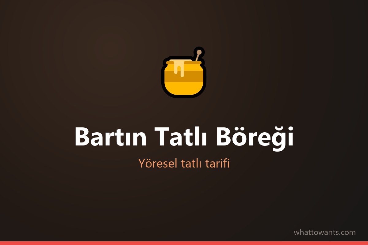 Bartın Tatlı Böreği tarifi