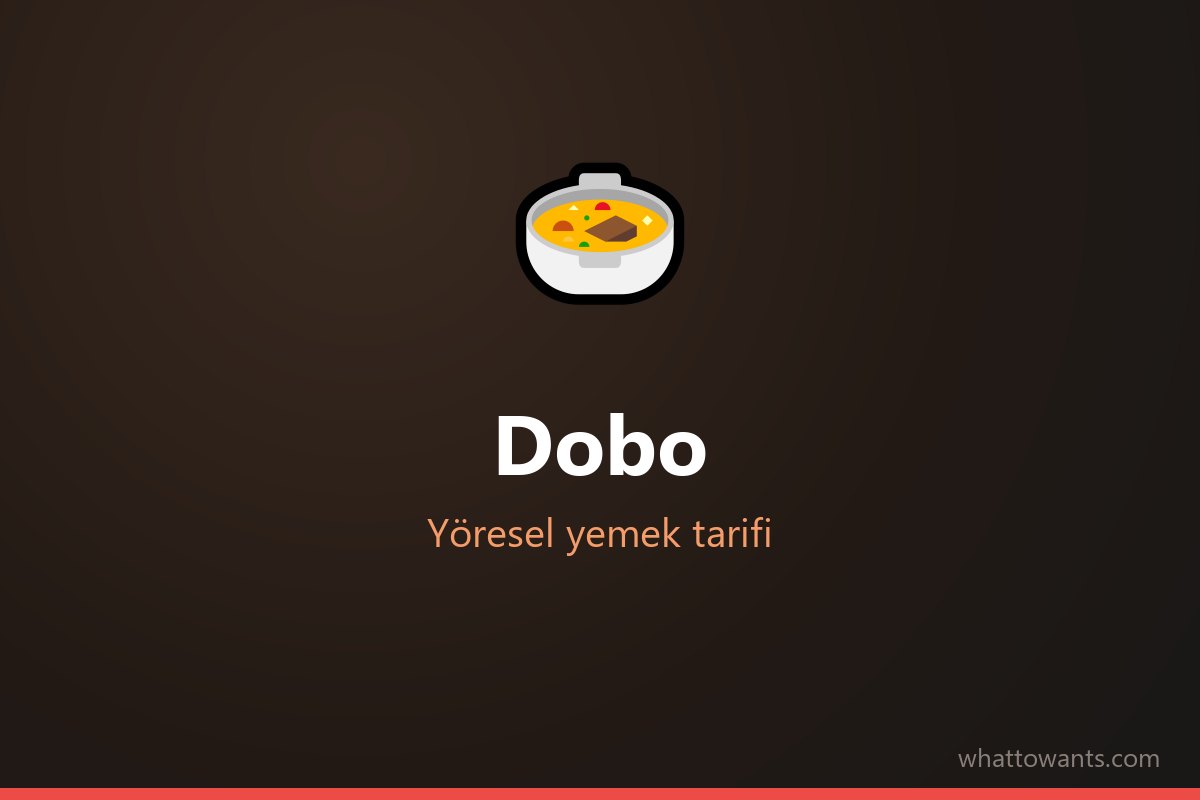 Dobo tarifi