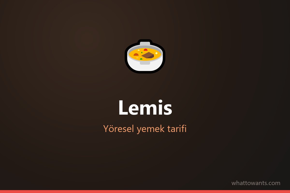 Lemis tarifi