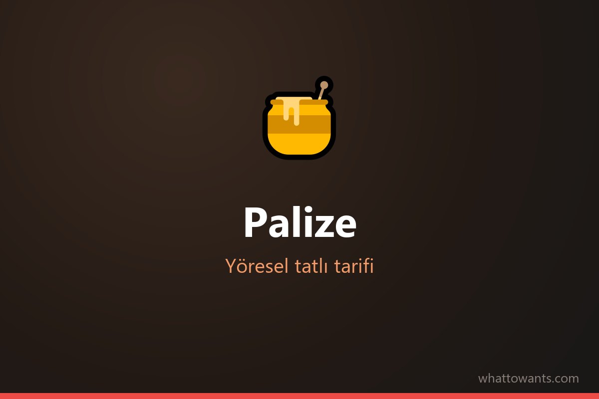 Palize tarifi