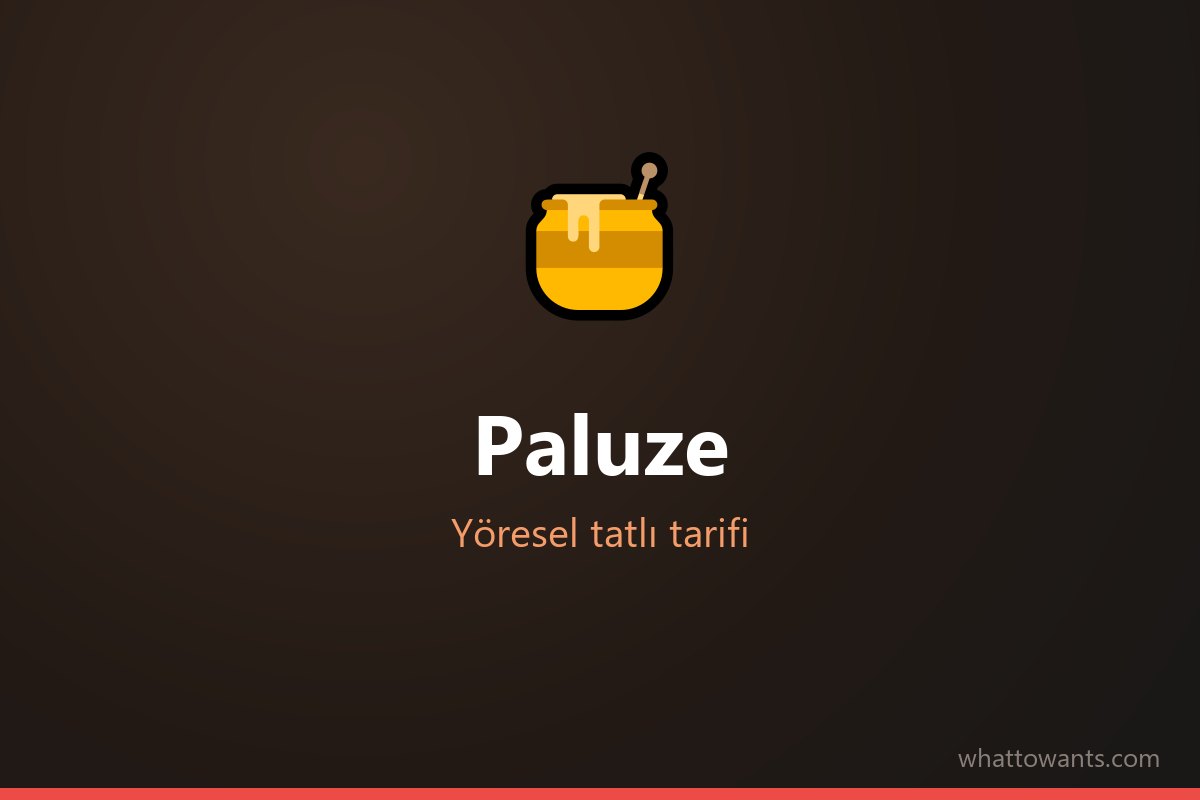 Paluze tarifi