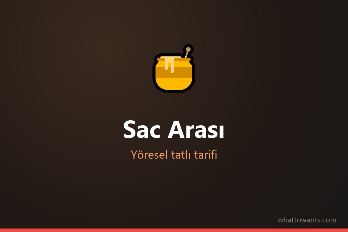 Sac Arası tarifi