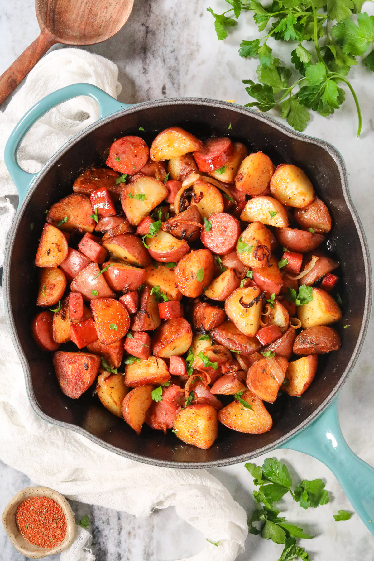 🌭🥔 Sosis + Patates Tava