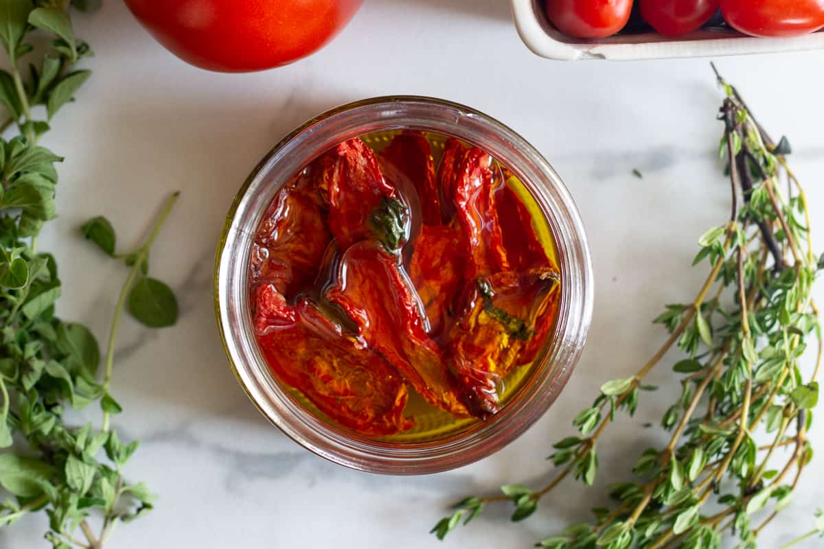 🍅 Zeytinyağlı Kuru Domates + Ekmek